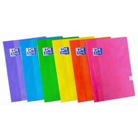 Libreta escolar oxford 48 h din a4 cuadro 5 mm colores surtidos