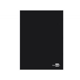 Libreta liderpapel tapa negra a5 80 hojas 60g/m2 horizontal con doble margen