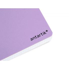 Cuaderno espiral liderpapel a4 micro antartik tapa dura 80h 100 gr cuadro 5 mm sin bandas 4 taladros color lavanda