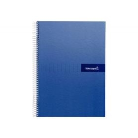 Cuaderno espiral liderpapel a4 crafty tapa forrada 80h 90 gr milimetrado 2 mm colores surtidos