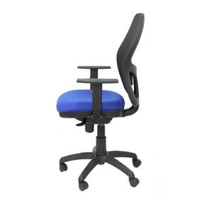 Silla Jorquera malla negra asiento bali azul