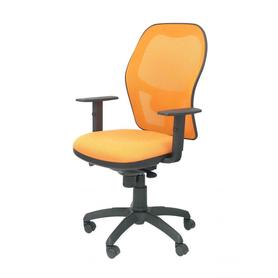 Silla Jorquera malla naranja asiento bali naranja