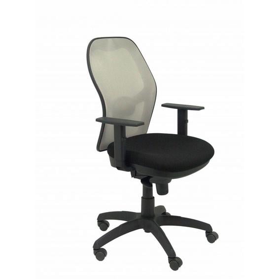 Silla Jorquera malla gris asiento bali negro