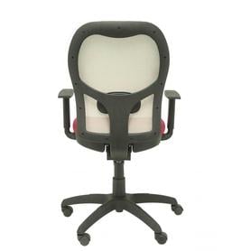 Silla Jorquera malla gris asiento bali granate