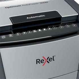 Destructora automática Rexel Optimum AutoFeed 300M de microcorte