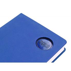 Agenda encuadernada liderpapel kilkis 8x15 cm 2023 semana vista color azul papel de 70 gr