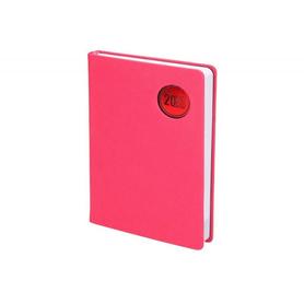 Agenda encuadernada liderpapel kilkis 17x24 cm 2023 dia pagina color rosa papel 70 gr