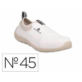 MIAMIS2BC45 - Zapatos de seguridad deltaplus microfibra pu suela pu mono-densidad color blanco talla 45