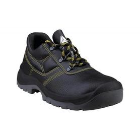 JET3SPNO37 - Zapatos de seguridad deltaplus piel crupon pigmentada suela pu bi densidad color negro talla 37