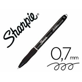 2136595 - Boligrafo sharpie retractil tinta gel punta 0,7 mm color negro