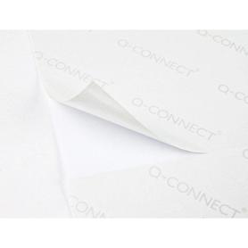 Etiqueta adhesiva q-connect kf10664 tamaño 210x297 mm fotocopiadora laser ink-jet caja con 100 hojas din a4