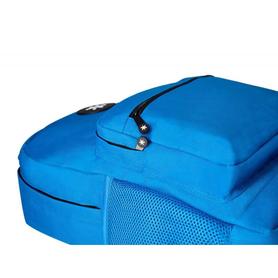 Cartera antartik mochila con asa y bolsillo frontal concremallera color azul 320x140x430 mm