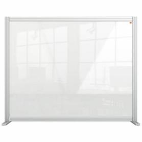 Sistema modular de pantalla separadora de sobremesa de acrílico transparente Nobo Premium Plus 1200x1000 mm - 1915491