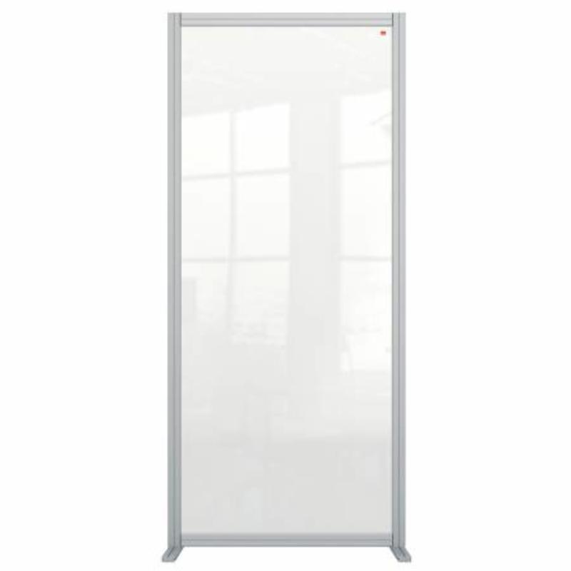 Sistema modular de pantalla separadora de sala de acrílico transparente Nobo Premium Plus 800x1800 mm - 1915516