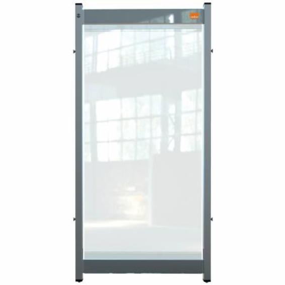 Sistema modular de pantalla separadora protectora de PVC transparente de sobremesa Nobo Premium Plus, 400x820 mm - 1915549