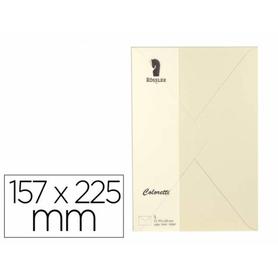 220711512 - Sobre rossler coloretti c5 color crema 157x225 mm pack de 5 unidades