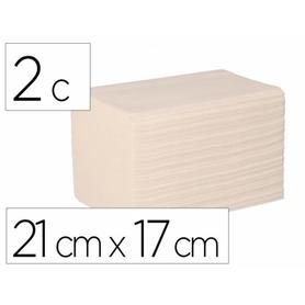 32718 - Servilleta bunzl greensource celulosa blanca plegado zig-zag 2 capas 21x17 cm caja de 9000 unidades