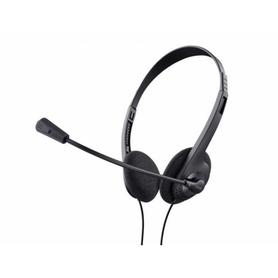 Auricular trust basics con microfono ajustable usb 2.0 longitud cable 180 cm color negro - 24659