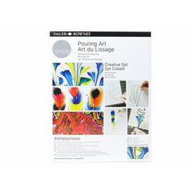Set de pintura daler rowney simply creativo pouring - D196250003