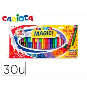 Rotulador carioca magic markers special set caja 30 unidades colores surtidos - 43183