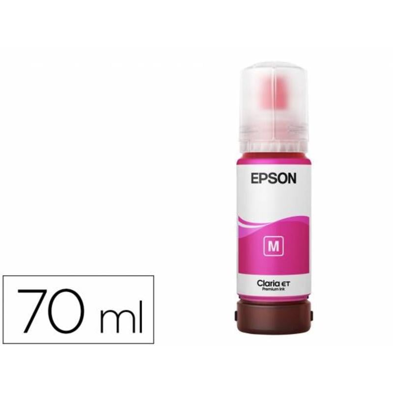 Tinta epson t114 eco tank et-8500   8550 magenta botella 70 ml - C13T07B340