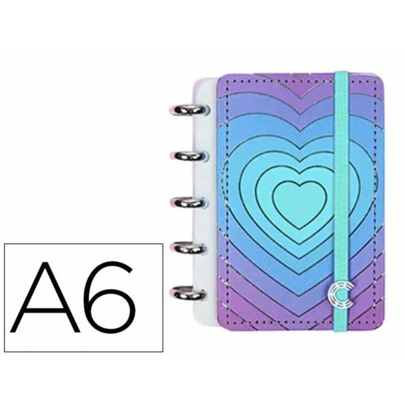 Cuaderno inteligente din a6 lovely silver love 140x110 mm - CIIN1105