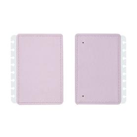 Portada y contraportada cuaderno inteligente din a5 lila pastel - CICA2080