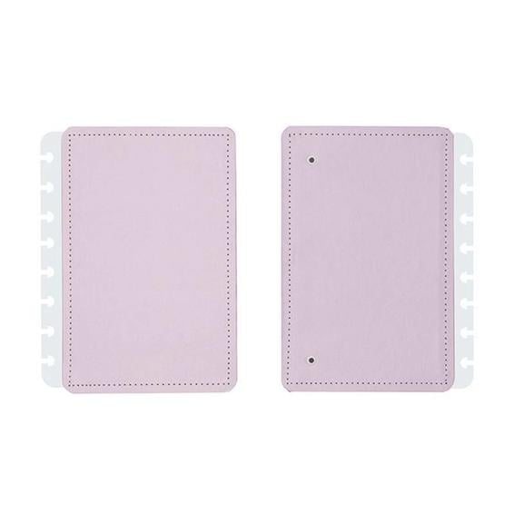 Portada y contraportada cuaderno inteligente din a5 lila pastel - CICA2080
