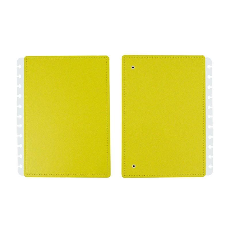 Portada y contraportada cuaderno inteligente grande all yellow - CICG4089