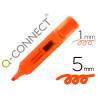 Rotulador q-connect fluorescente naranja punta biselada - KF01115