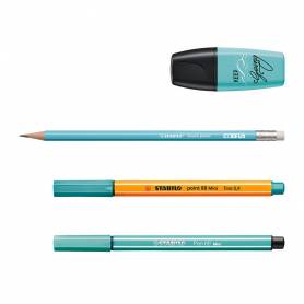 Set stabilo pastel love mini world pen 68 / point 88 / boss / swano 35 unidades surtidas