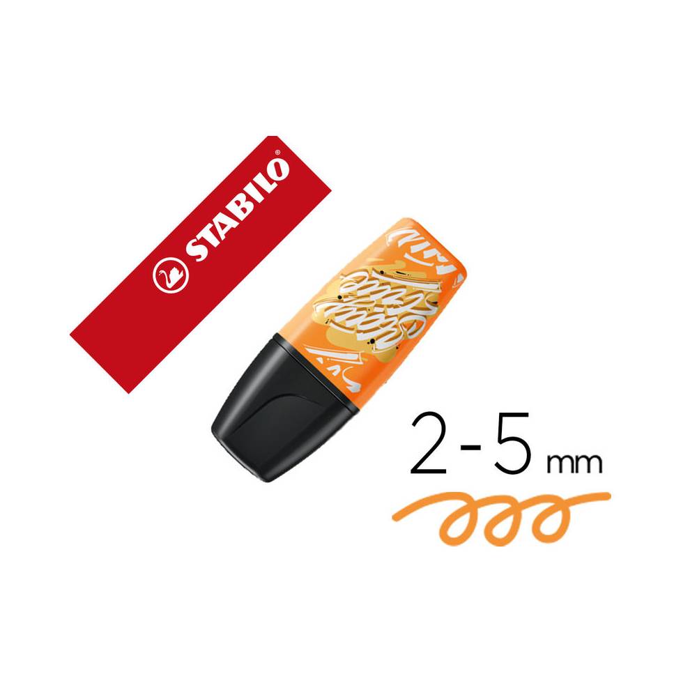 Rotulador stabilo boss mini fluorescente by snooze one naranja