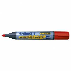 Rotulador artline pizarra ek-517 rojo -punta redonda 2 mm -tinta de bajo olor