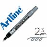 Rotulador artline marcador permanente tinta metalica ek-900 plata -punta redonda 2.3 mm