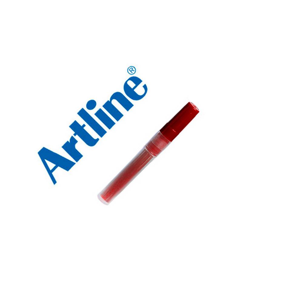 Recambio rotulador artline clix permanente ek-73 rojo