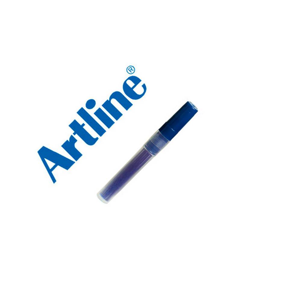 Recambio rotulador artline ek-63r clix fluorescente azul