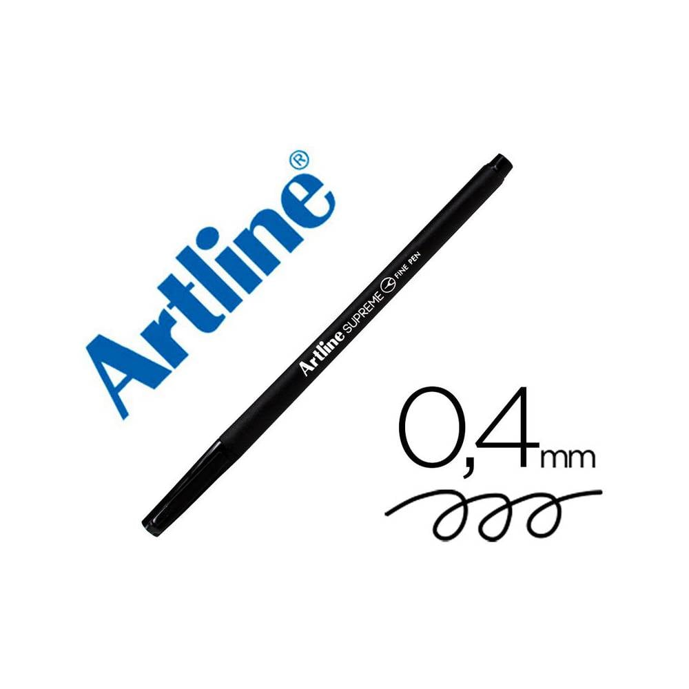 Rotulador artline supreme epfs200 fine liner punta de fibra negro 0,4 mm