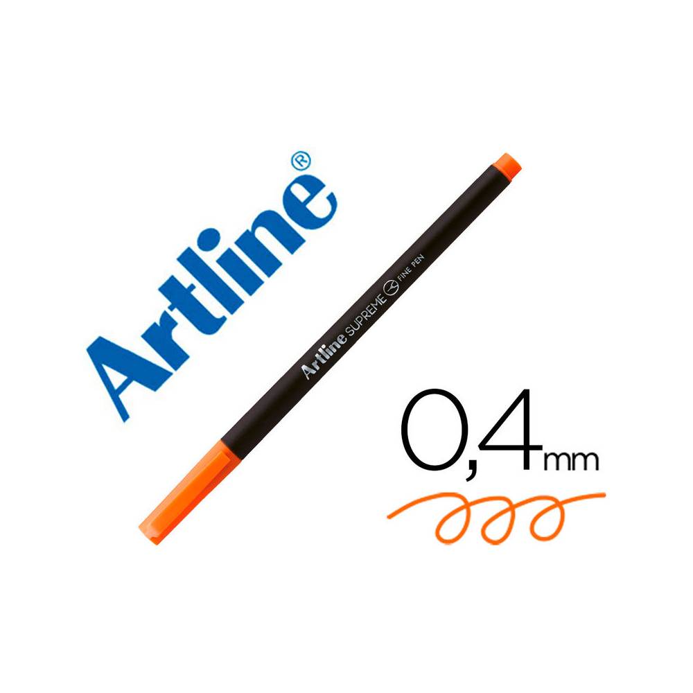 Rotulador artline supreme epfs200 fine liner punta de fibra naranja oscuro 0,4 mm