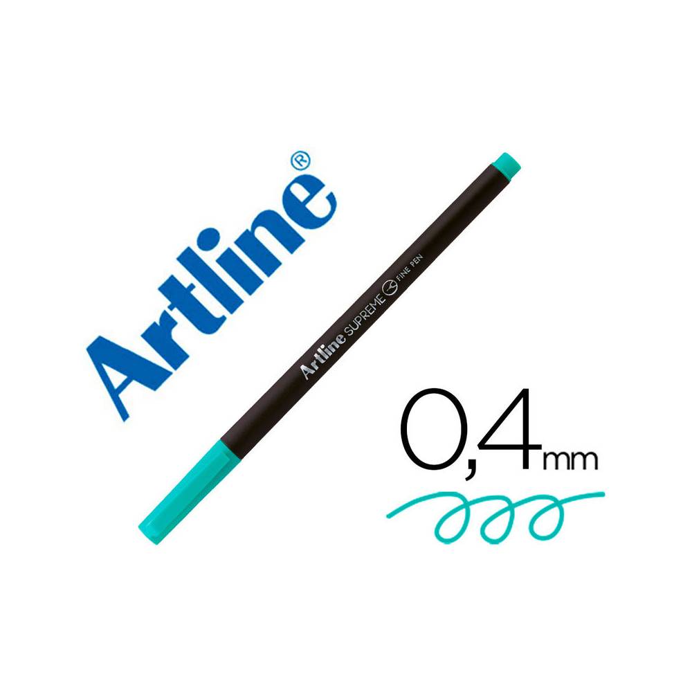 Rotulador artline supreme epfs200 fine liner punta de fibra turquesa claro 0,4 mm