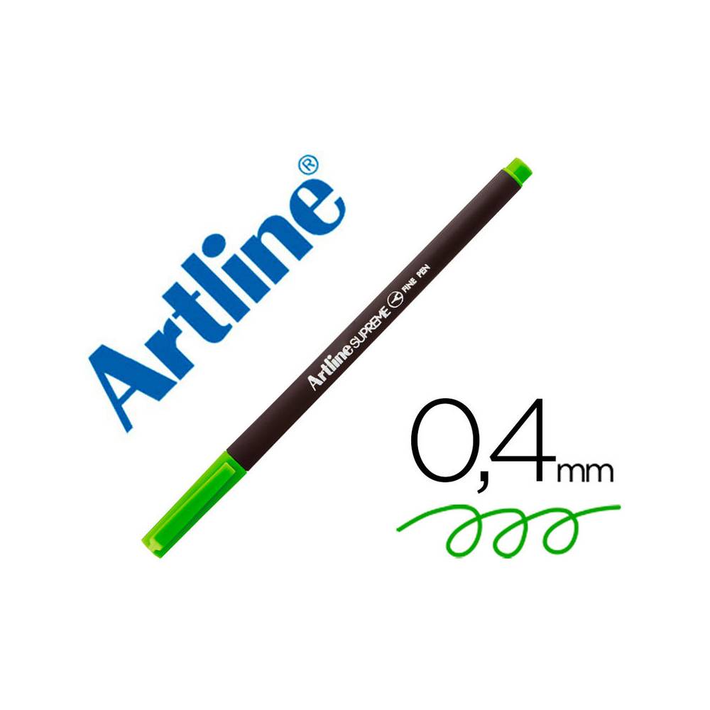 Rotulador artline supreme epfs200 fine liner punta de fibra amarillo limon 0,4 mm