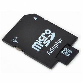 Memoria sd micro q-connect flash 8 gb clase 4 con adaptador