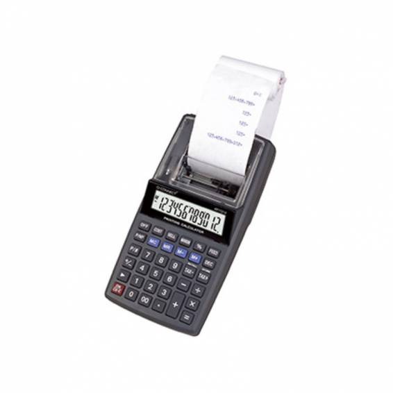 Calculadora q-connect impresora pantalla papel kf11213 12 digitos tinta azul