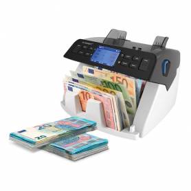 Detector y contador q-connect de billetes falsos sensor doble cis actualizacion divisas usb tarjeta sd o