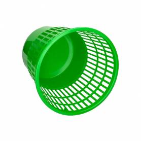 Papelera plastico q-connect 15 litros color verde 285x290 mm