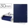 Carpeta proyectos liderpapel folio lomo 30mm carton gofrado azul - PJ32