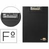 Carpeta liderpapel miniclip superior folio plastico negro - MS04
