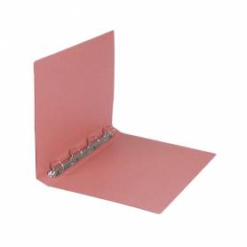 Carpeta de 4 anillas 40mm redondas liderpapel folio carton cuero