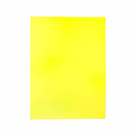 Goma eva liderpapel 50x70cm 60g/m2 espesor 2mm fluor amarillo