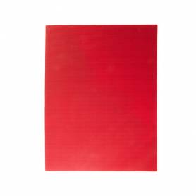 Carton ondulado liderpapel 50 x 70cm 320g/m2 rojo