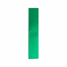 Papel crespon liderpapel 50 cm x 2.5m metalizado verde